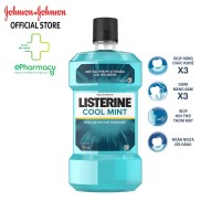 LISTERINE COOL MINT 750ml - Nước súc miệng Listerine diệt khuẩn giữ hơi
