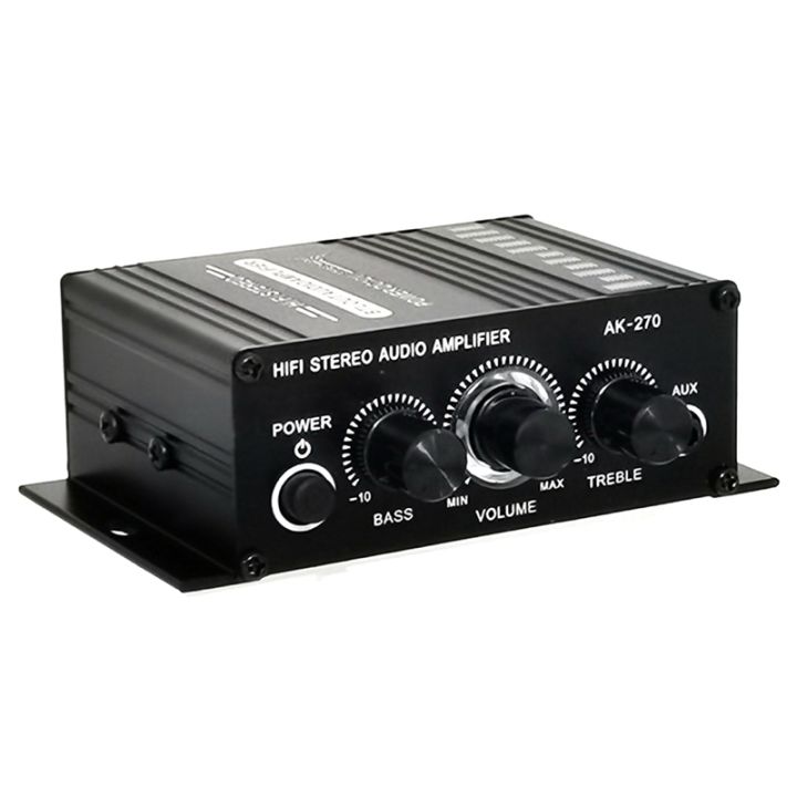 AK-270 AK270 12V Mini HIFI Power Amplifier Audio Home Car Theater ...