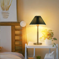 「RS Store」hot Sale Household Bedside Lamp Fantastic Nightlight Girl Dormitory Decorative Lamp Pleated Table Lamp