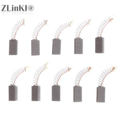 10Pcs Mini Motor Carbon Brushes Replacement For Electric Hammer Angle Grinder Spare Parts Power Tool Accessories 5x8x15mm Rotary Tool Parts Accessorie