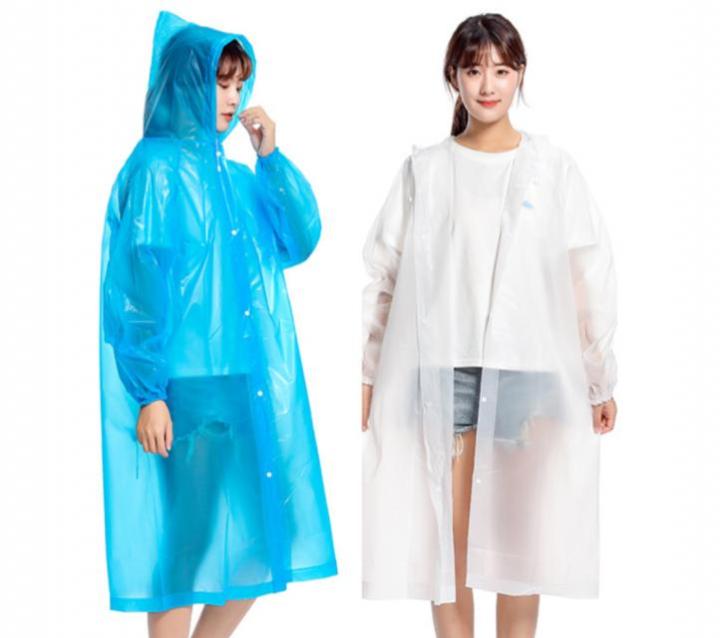 เสื้อกันฝน-เนื้อผ้า-eva-กันน้ำได้-100-เสื้อกันฝนหนาๆ-ชุดกันฝน-ชุดคลุมกันฝน-ชุดคลุมกันฝุ่น-กันฝน-กันฝนกันแดด-ใส่ได้ทั้ง-หญิง-ชาย-คละสี