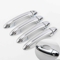 For Toyota Rav4 Rav 4 Xa40 2014 2015 2016 2017 2018 Chrome Car Door Handle Bowl Cover Decor Trim Sticker Styling Accessories