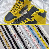 1 Pair Sneaker Shoelaces Splatter Shoelaces Shoelaces Men 39;s Shoelaces Shoe Decoration Women Shoelaces Elastic Shoe Accessories