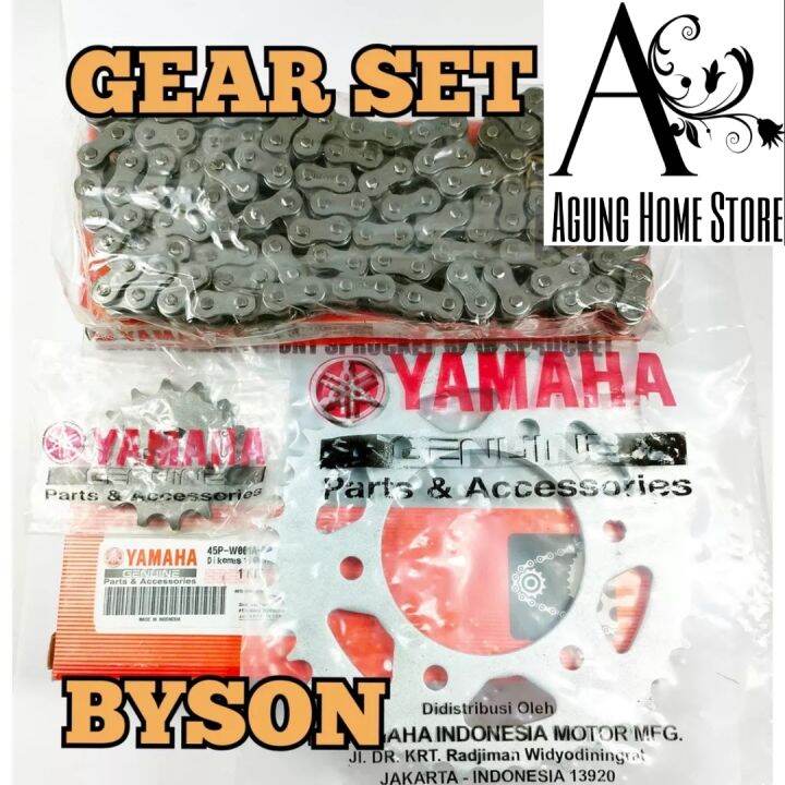 GEAR SET ORIGINAL YAMAHA BYSON 45P Lazada Indonesia