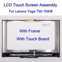 หน้าจอสัมผัสจอ LCD ขนาด15.6นิ้ว730-15IWL 730-15IKB สำหรับ Lenovo โยคะ81CU 81JS 1920X1080 UHD 5D10Q89745 3840X2160