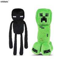 CONTESA Enderman ตุ๊กตาผ้ากำมะหยี่โลกของฉันโกเลมสีชมพูผีดิบสีเขียวของเล่นผีดิบผ้ากำมะหยี่สีเขียวของเล่นผีดิบผ้ากำมะหยี่ Ie นุ่มของขวัญ