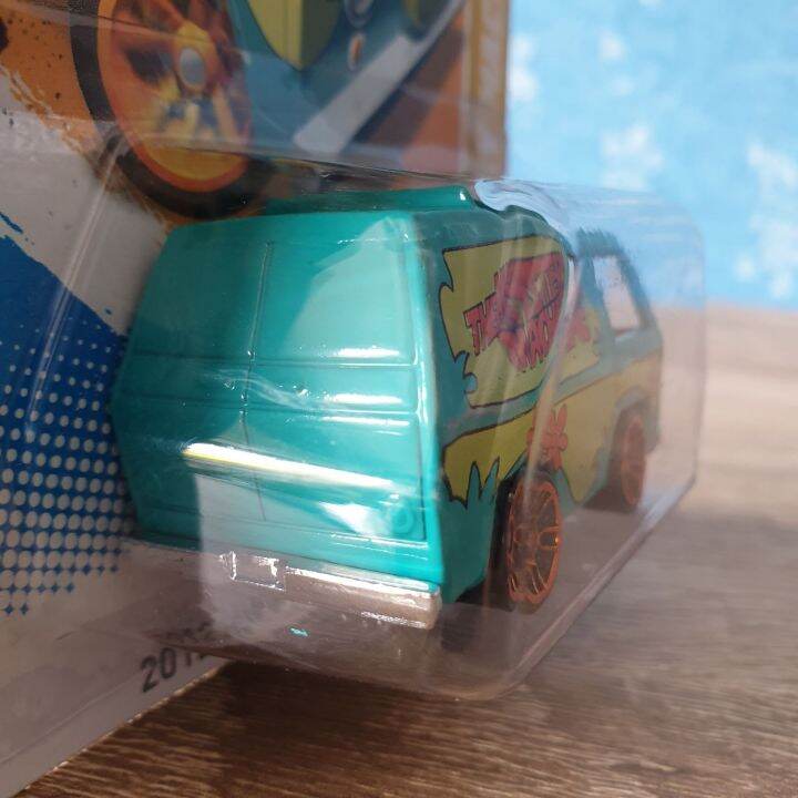 โมเดลรถเหล็ก-hot-wheels-scooby-doo-the-mystery-machine-38-247-green-สีเขียว-38-50-2012-hw-premiere-รถสะสม