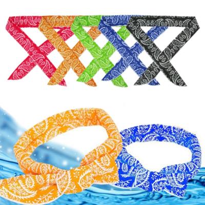 Unique Cooling Scarf Soft Lightweight Cotton Cold Feeling Neck Cooling Scarf Towel Towels