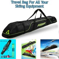 Double Ski Bag &amp; Boots Helmet Snowboard Hand Bag Waterproof Travel Luggage Waterproof Wear-Resistant Skiing Supplies Storage Bag