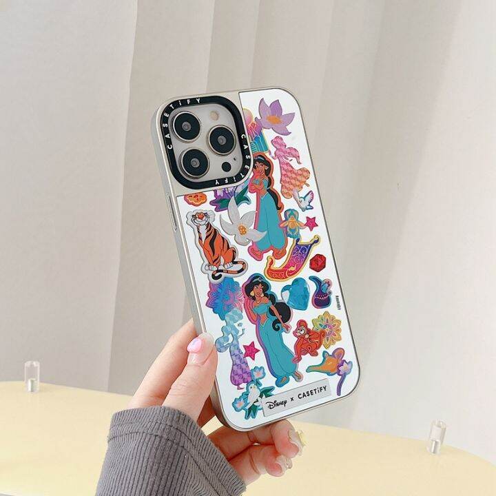 casetify-เคสโทรศัพท์มือถือ-ซิลิโคนนุ่ม-กระจกแข็ง-ลายเจ้าหญิงดิสนีย์-จัสมิน-สีเงิน-สําหรับ-iphone-12-13-pro-max