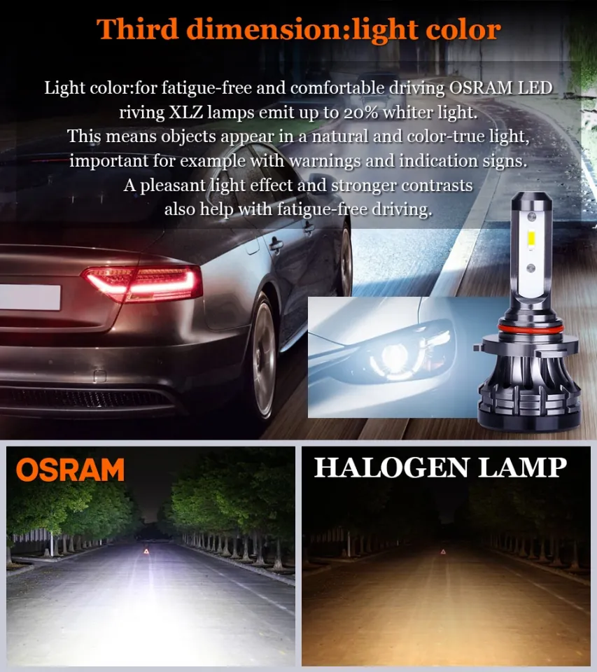 OSRAM Car LED driving Headlight 9012 HIR2 LED H7 H4 HB2 9003 9005
