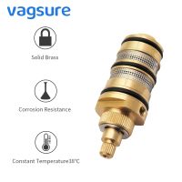 Brass Thermostatic Shower Cartridge Valve Cold Hot Mixing Valve For Shower Mixer Tap Shower Bath Thermostat Cartridge