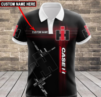 Case ih AS Custom Name Polo Shirt For Fans