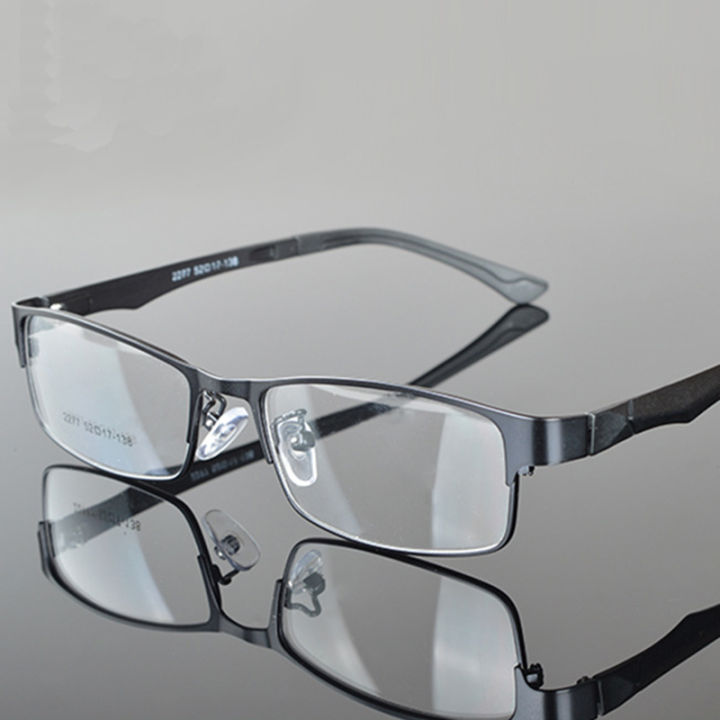 กรอบแว่นสายตาอัลลอยด์สำหรับธุรกิจแฟชั่นใช้ได้ทั้งชายและหญิงกรอบแว่นตาตามใบสั่งแพทย์-tr90ขากระจกเลนส์สี่เหลี่ยมเปลี่ยนได้