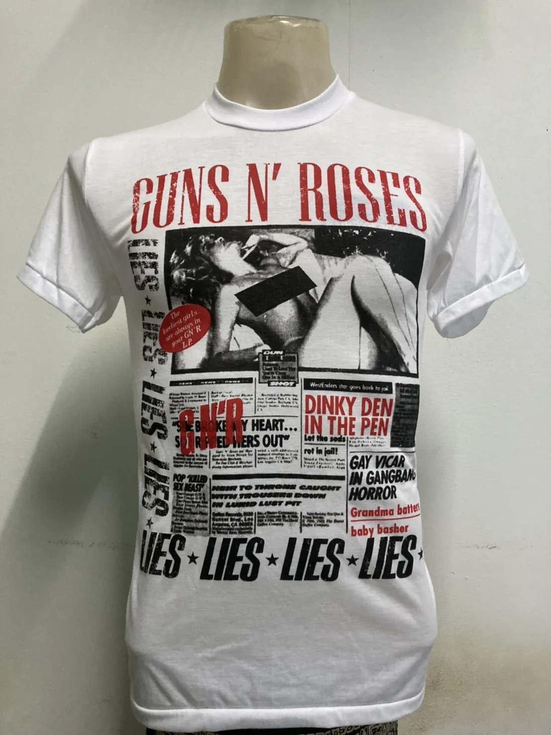 野村訓市着用｜80sヴィンテージ Guns N' Roses Lies Tシャツ