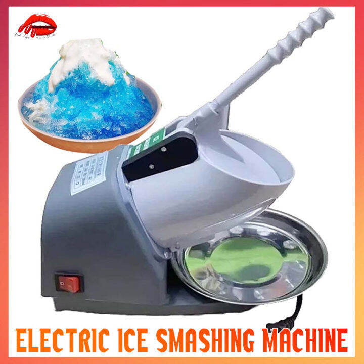 Electric Ice Smashing Heavy Duty Ice Crusher Machine 500W 220V/50Hz ...