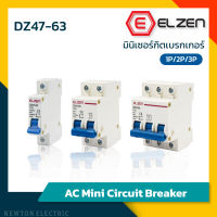 เบรกเกอร์ AC Mini Circuti Breaker 10A-50A 1P/2P/3P Elzen