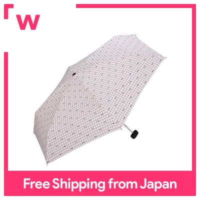 Wpc. ร่มฝนร่มแบบพับริบบิ้นโปร่งบาง50cm6983-180PK กระเป๋าสตางค์สตรีขนาดเล็ก
