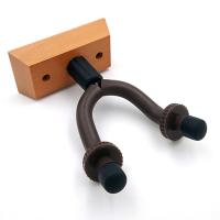 ‘【；】 Guitar Hook Bakelite Guitar Ukulele Wooden Seat Hanger Guitar Wooden Base Wall Hook Guitar Accessories