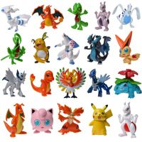 【CW】 TOMY Pokemon 6 9cm PVC Action Figure Pikachu Charmander Eevee Pet Figures Dolls Model Anime Collection Toys Kids Birthday Gifts