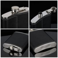 ；‘。、’ Stainless Steel 1Pc Hip Liquor Whiskey Alcohol Flask 5-9Oz Vodka Wine Bottle Hip Flasks 5-9Oz