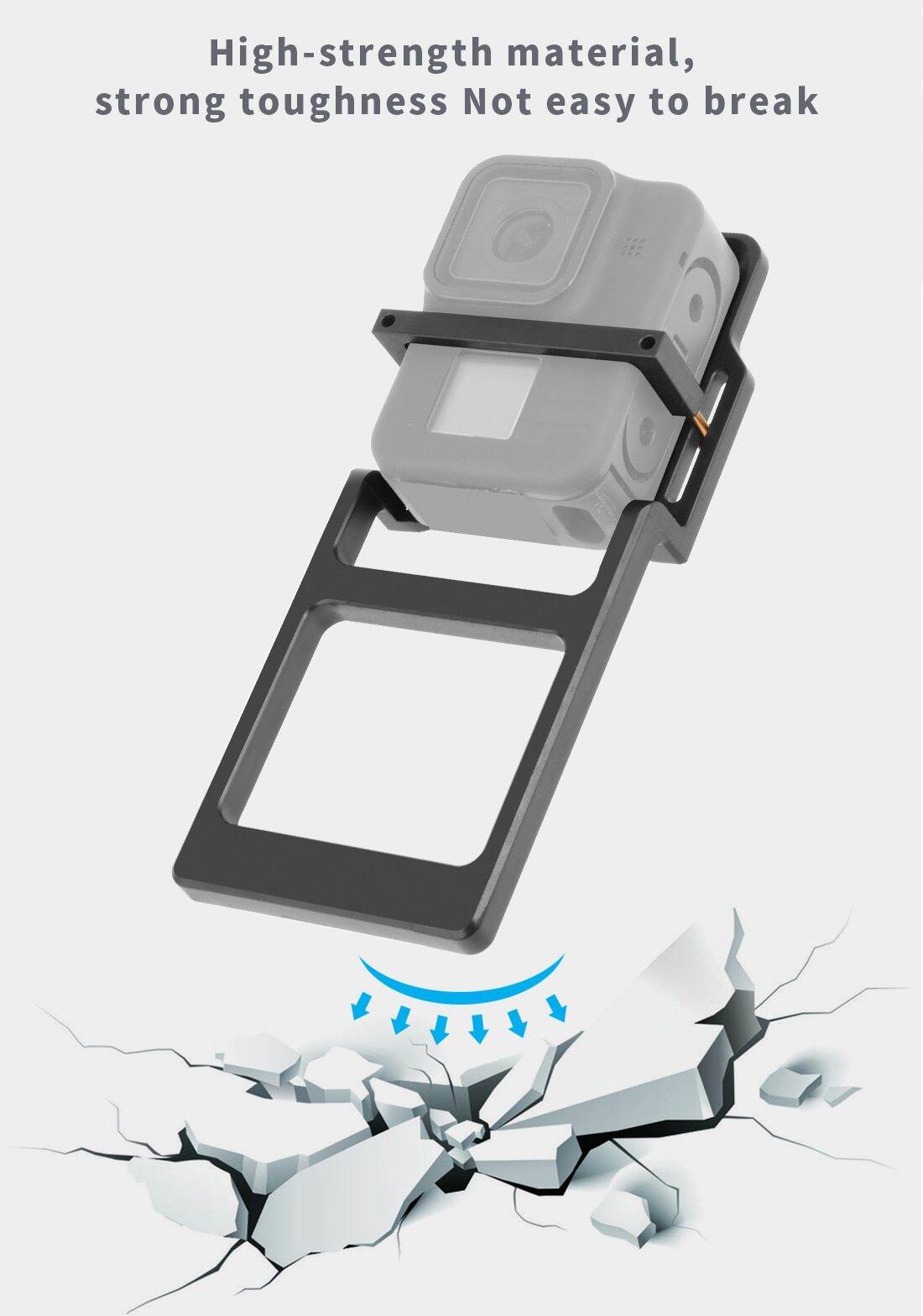 Handheld Stabilizer Gimbal Adapter Switch Mount Plate For DJI OM5 OM4