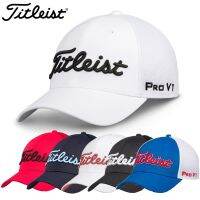 Titleist หมวกกอล์ฟ S สำหรับผู้ชายและผู้หญิงพื้นผิวตาข่ายระบายอากาศได้กีฬาฤดูร้อนหมวกตีกอล์ฟหมวกแก็ปหมวกกอล์ฟอเมริกาผลิตภัณฑ์ใหม่ของแท้