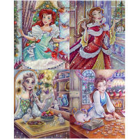 Diamond Painting Kit Christmas Cartoon Art 5D DIY Hobby Embroidery Full Drill Kids Gift Mosaic Home Decoration