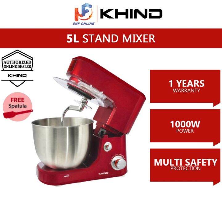 Mixer Khind Stand Mixer (5 L) SM500P SM506P Lazada