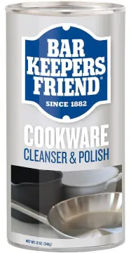 Bar Keepers Friend Powder Cleanser (12 oz - 4-pack) - Multipurpose Cleaner  & Stain Remover - Bathroom, Kitchen & Outdoor Use - For Stainless Steel