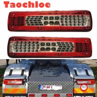 1pair 24V LED Tail Turn Stop Brake Signal Lights For Volvo FH 460 540 Heavy Truck Rear Lamps Taillight +buzzer 20425729 82483073