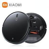 XIAOMI MIJIA หุ่นยนต์ดูดฝุ่นบางพิเศษสำหรับทำความสะอาดบ้านกวาดล้างทำความสะอาดถูแผนที่วางแผนอย่างชาญฉลาดแอปพลิเคชั่นฝุ่นไซโคลน