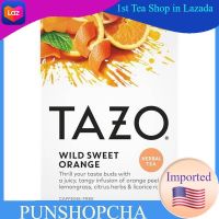 ชา Tazo Herbal Tea Wild Sweet Orange 20 Tea Bags​ ชาเพื่อสุขภาพ