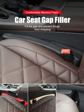 2pcs Soft Car Seat Gaps Filler Crevice Blocker Console Side Fill