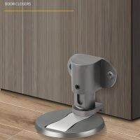 304 Stainless Steel Door Stop Ground Suction Door Pads Anti-Collision Protection Door Wall Buffer Home Improvement