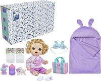 Baby Alive Bunny Sleepover Baby (Blond Hair) เบบี้ อไลฟ์ บันนี่ สลีฟโพเวอร์ (ผมบลอนด์) สินค้าใหม่