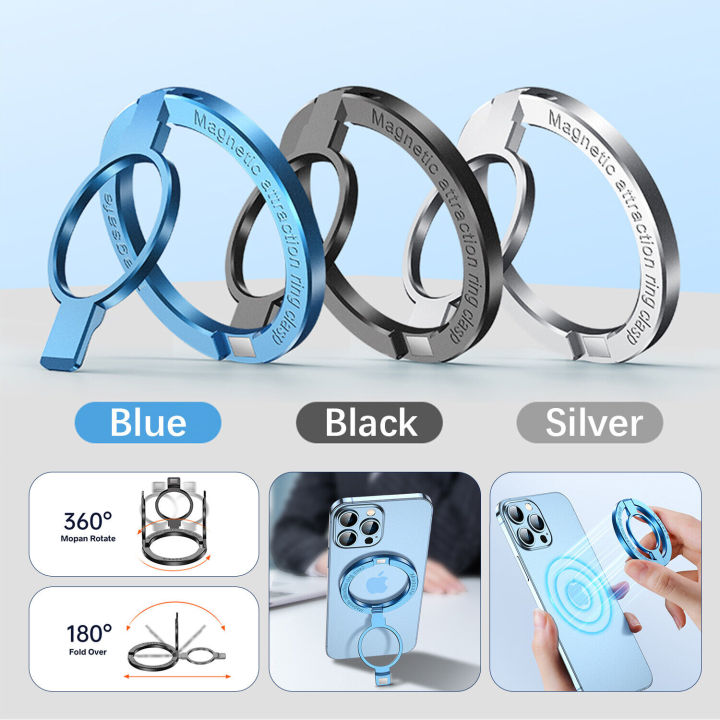 phone-for-magnetic-phone-holder-charging-ring-grip-adjustable