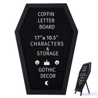 1Set Gothic Message Board Decor Letter Board with 340 White Changeable Characters