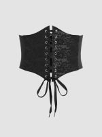 Cider Lace Up Button Corset Belt