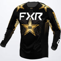 2022 FXR Long Sleeve Downhill Shirt Anti-UV Downhill Jerseys MTB Bike Cycling Jerseys Breathable DH Shirt Motocross Racing Wear