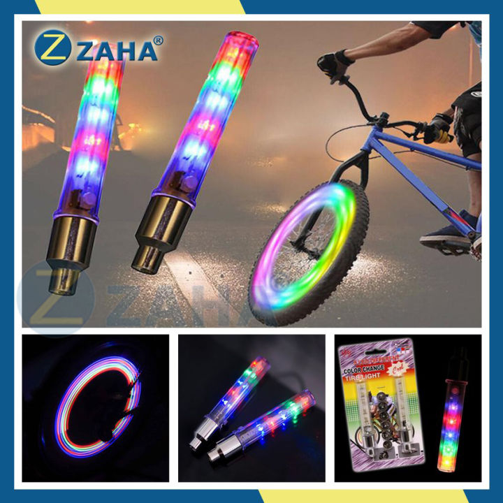 Đèn led phát sáng gắn van xe đạp xe máy nhiều màu  Khẩu trang n99