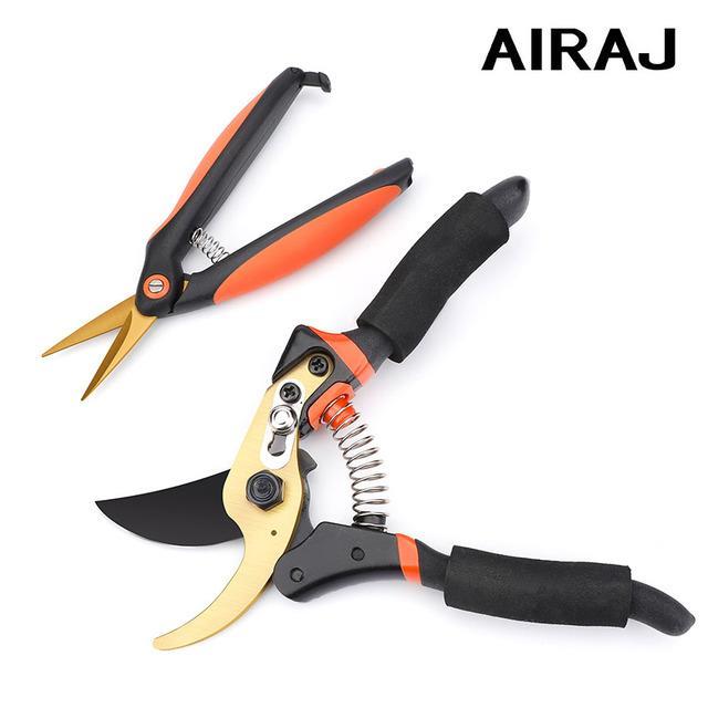 airaj-micro-tip-pruning-snip-and-professional-premium-titanium-bypass-pruning-shears-hand-pruners-garden-clippers