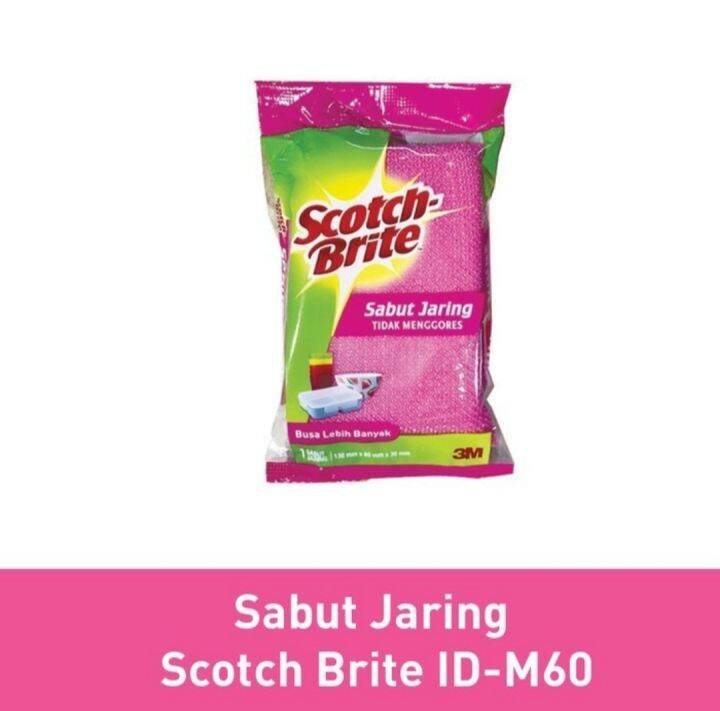 3M SCOTCH BRITE SABUT JARING CUCI PIRING ALAT MAKAN | Lazada Indonesia