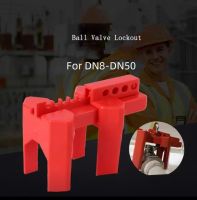 ▧☄ xhhmy sl Ball Valve Lockout Device Industrial Adjustable Safety Valve Lock for DN8-DN50 Pipe Diameter ASBV-01 Lock Accessories