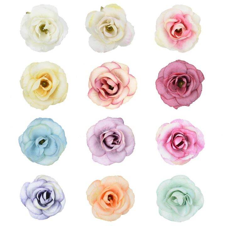 10pcs-4cm-artificial-flower-silk-rose-cloth-fake-flower-head-wedding-party-home-decoration-diy-scrapbooking-wreath-accessories