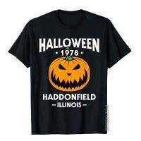 Halloween 1978 Haddonfield - Spooky Halloween Gift T-Shirt Top T-Shirts Tops Shirts Prevailing Cotton Fitness Party Men S-4XL-5XL-6XL