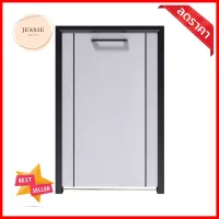 บานถังแก๊ส CABIN HARVIN 49.5x75 ซม. สีเทาGAS CYLINDER DOOR CABIN HARVIN 49.5X75CM GREY **คุณภาพดี**