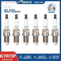 【hot】∋  2-8PCS Plugs K7RTIP Replace for Candles 6872/BKR6EQUA 7963/PFR7Q 1675/PFR7S8EG OPEL 1214066 55576026