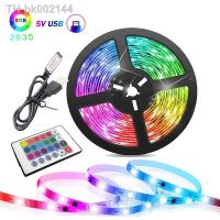 ◆☄❄ 1M USB LED Strip Lights RGB IR Control Luminous Decoration Living Room 2835 Ribbon Lighting Light For Home Decor TV Backlight