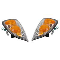 1Pair Car Front Side Corner Light Turn Signal Indicator Marker Lamp for ZX AUTO Grandtiger TUV G3 F1